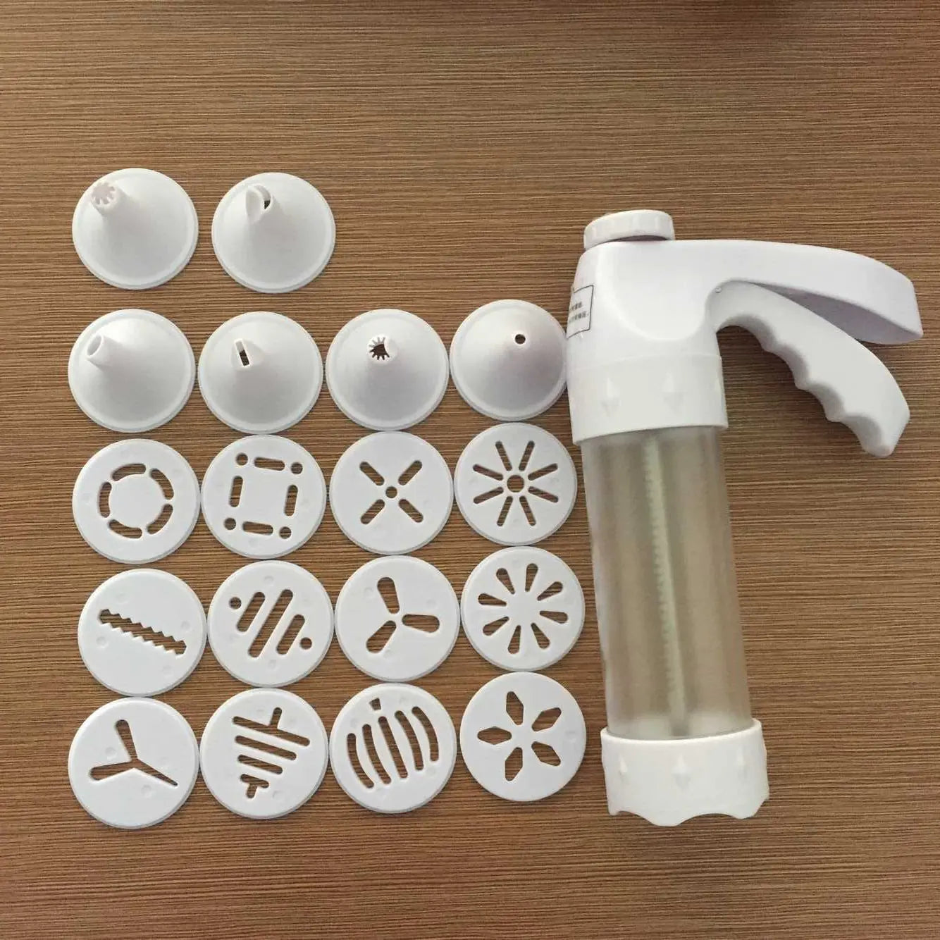 Cookie Press with Cookie Stencils and Molds