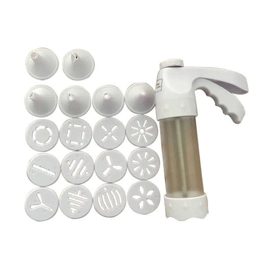 Cookie Press with Cookie Stencils and Molds